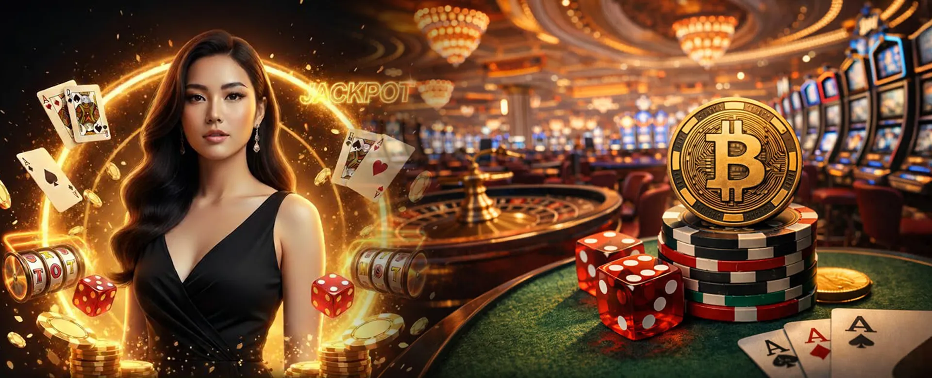 Exciting bigbunny game casino table with golden coins exploding